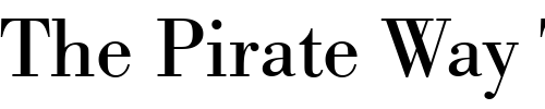 Font : BodoniIbmTReg Custom Text : The Pirate Way Test your own text here Click to download or to view this font on a tshirt that can be custom printed in Bali