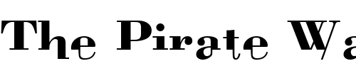 Font : BodoniMutant Custom Text : The Pirate Way Test your own text here Click to download or to view this font on a tshirt that can be custom printed in Bali