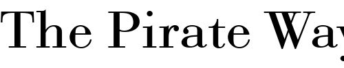 Font : BodoniNo1URWT Custom Text : The Pirate Way Test your own text here Click to download or to view this font on a tshirt that can be custom printed in Bali