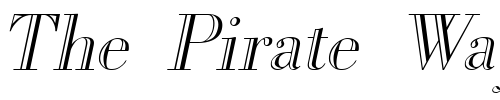 Font : BodoniOpen-Oblique Custom Text : The Pirate Way Test your own text here Click to download or to view this font on a tshirt that can be custom printed in Bali