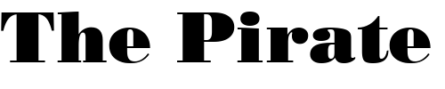 Font : BodoniPosterSSK-Regular Custom Text : The Pirate Way Test your own text here Click to download or to view this font on a tshirt that can be custom printed in Bali