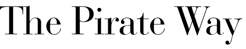 Font : BodoniRecut-Regular Custom Text : The Pirate Way Test your own text here Click to download or to view this font on a tshirt that can be custom printed in Bali