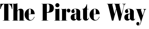 Font : BodoniRecutBlackCondensedSSK Custom Text : The Pirate Way Test your own text here Click to download or to view this font on a tshirt that can be custom printed in Bali