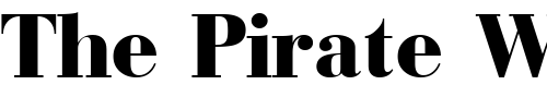 Font : BodoniRecutBlackSSK Custom Text : The Pirate Way Test your own text here Click to download or to view this font on a tshirt that can be custom printed in Bali