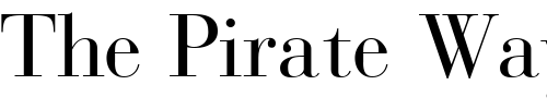 Font : BodoniRecutCondSSK-Regular Custom Text : The Pirate Way Test your own text here Click to download or to view this font on a tshirt that can be custom printed in Bali