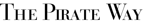 Font : BodoniRecutOSSCapsSSK Custom Text : The Pirate Way Test your own text here Click to download or to view this font on a tshirt that can be custom printed in Bali