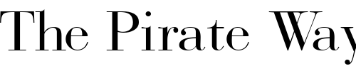 Font : BodoniRecutSSK Custom Text : The Pirate Way Test your own text here Click to download or to view this font on a tshirt that can be custom printed in Bali