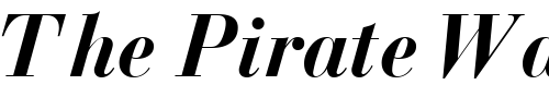 Font : BodoniRecutSSK-Bold-Italic Custom Text : The Pirate Way Test your own text here Click to download or to view this font on a tshirt that can be custom printed in Bali