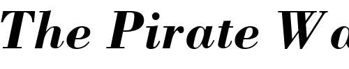 Font : BodoniSSK-Bold-Italic Custom Text : The Pirate Way Test your own text here Click to download or to view this font on a tshirt that can be custom printed in Bali