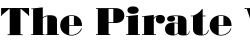 Font : BodoniUltraFLF Custom Text : The Pirate Way Test your own text here Click to download or to view this font on a tshirt that can be custom printed in Bali