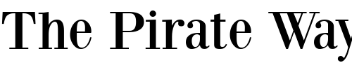 Font : BodoniXT Custom Text : The Pirate Way Test your own text here Click to download or to view this font on a tshirt that can be custom printed in Bali