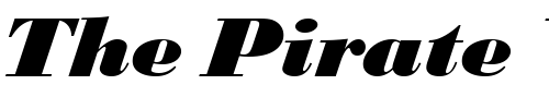 Font : Bodoni_Becker_Black_Italic Custom Text : The Pirate Way Test your own text here Click to download or to view this font on a tshirt that can be custom printed in Bali