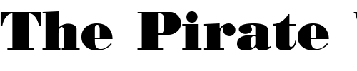 Font : Bodonoff-Ultra Custom Text : The Pirate Way Test your own text here Click to download or to view this font on a tshirt that can be custom printed in Bali
