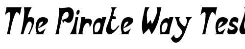 Font : BodyShopCondensed-Oblique Custom Text : The Pirate Way Test your own text here Click to download or to view this font on a tshirt that can be custom printed in Bali