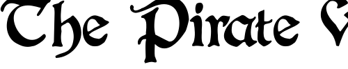 Font : BoisterBlack Custom Text : The Pirate Way Test your own text here Click to download or to view this font on a tshirt that can be custom printed in Bali