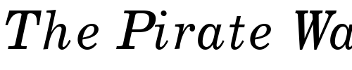 Font : BoldfaceT-Italic Custom Text : The Pirate Way Test your own text here Click to download or to view this font on a tshirt that can be custom printed in Bali