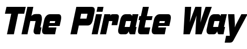 Font : BolsterCondensed-Italic Custom Text : The Pirate Way Test your own text here Click to download or to view this font on a tshirt that can be custom printed in Bali