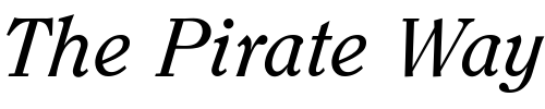 Font : Bondoline Custom Text : The Pirate Way Test your own text here Click to download or to view this font on a tshirt that can be custom printed in Bali