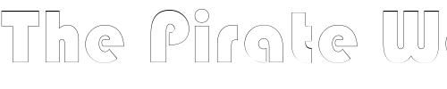 Font : BongoBlackOutline Custom Text : The Pirate Way Test your own text here Click to download or to view this font on a tshirt that can be custom printed in Bali