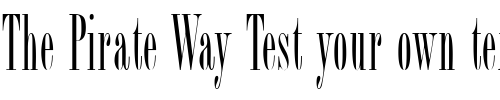 Font : Bonhomi Custom Text : The Pirate Way Test your own text here Click to download or to view this font on a tshirt that can be custom printed in Bali