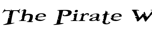 Font : Booter---One-Five Custom Text : The Pirate Way Test your own text here Click to download or to view this font on a tshirt that can be custom printed in Bali