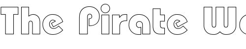 Font : Bordeaux-Black-Hollow Custom Text : The Pirate Way Test your own text here Click to download or to view this font on a tshirt that can be custom printed in Bali