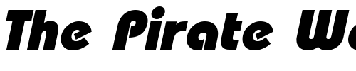 Font : BordeauxBlack-Italic Custom Text : The Pirate Way Test your own text here Click to download or to view this font on a tshirt that can be custom printed in Bali