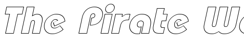 Font : BordeauxBlackOutline-Italic Custom Text : The Pirate Way Test your own text here Click to download or to view this font on a tshirt that can be custom printed in Bali