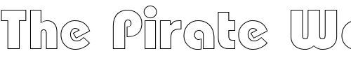 Font : BordeauxBlackOutline-Regular Custom Text : The Pirate Way Test your own text here Click to download or to view this font on a tshirt that can be custom printed in Bali