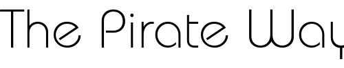 Font : BordeauxLight-Regular Custom Text : The Pirate Way Test your own text here Click to download or to view this font on a tshirt that can be custom printed in Bali
