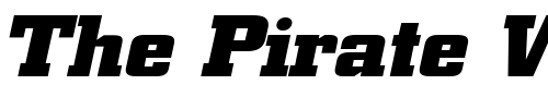 Font : Borghs-Extended-Italic Custom Text : The Pirate Way Test your own text here Click to download or to view this font on a tshirt that can be custom printed in Bali