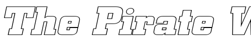 Font : Borghs-Hollow-Extended-Italic Custom Text : The Pirate Way Test your own text here Click to download or to view this font on a tshirt that can be custom printed in Bali