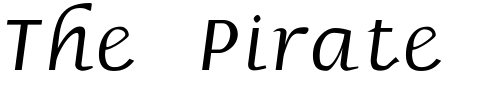 Font : BorzoiItalic Custom Text : The Pirate Way Test your own text here Click to download or to view this font on a tshirt that can be custom printed in Bali