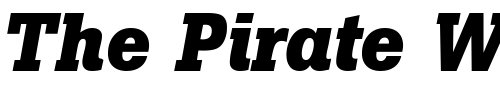 Font : BotanDB-Italic Custom Text : The Pirate Way Test your own text here Click to download or to view this font on a tshirt that can be custom printed in Bali