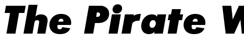 Font : Bougan-Black-SSi-Extra-Bold-Italic Custom Text : The Pirate Way Test your own text here Click to download or to view this font on a tshirt that can be custom printed in Bali