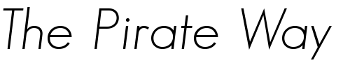 Font : Bougan-SSi-Italic Custom Text : The Pirate Way Test your own text here Click to download or to view this font on a tshirt that can be custom printed in Bali
