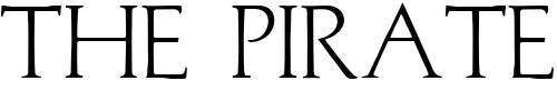 Font : BouyanceCapsSSK-Regular Custom Text : The Pirate Way Test your own text here Click to download or to view this font on a tshirt that can be custom printed in Bali
