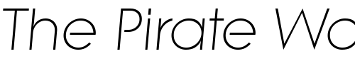 Font : BradBecker-Light-Italic Custom Text : The Pirate Way Test your own text here Click to download or to view this font on a tshirt that can be custom printed in Bali
