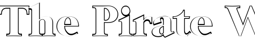 Font : BrandonBeckerOutline-ExtraBold Custom Text : The Pirate Way Test your own text here Click to download or to view this font on a tshirt that can be custom printed in Bali