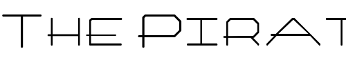 Font : BravoSCapsSSK-Regular Custom Text : The Pirate Way Test your own text here Click to download or to view this font on a tshirt that can be custom printed in Bali