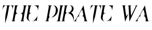 Font : BrazeltonNarrow-Italic Custom Text : The Pirate Way Test your own text here Click to download or to view this font on a tshirt that can be custom printed in Bali