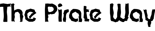 Font : BrianBeckerRandom-Bold Custom Text : The Pirate Way Test your own text here Click to download or to view this font on a tshirt that can be custom printed in Bali