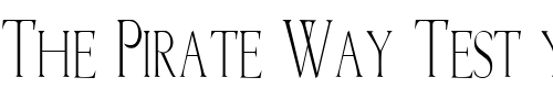 Font : BriceCondensed Custom Text : The Pirate Way Test your own text here Click to download or to view this font on a tshirt that can be custom printed in Bali