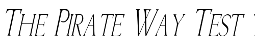 Font : BriceCondensed-Italic Custom Text : The Pirate Way Test your own text here Click to download or to view this font on a tshirt that can be custom printed in Bali