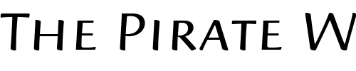 Font : Briem-Script-MM-Small-Caps-Oldstyle-Figures Custom Text : The Pirate Way Test your own text here Click to download or to view this font on a tshirt that can be custom printed in Bali