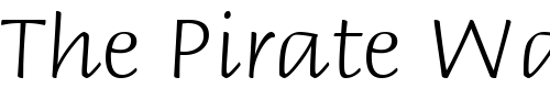 Font : BriemScriptMM-Light Custom Text : The Pirate Way Test your own text here Click to download or to view this font on a tshirt that can be custom printed in Bali