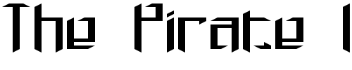 Font : Brigadoom-Wide-BRK Custom Text : The Pirate Way Test your own text here Click to download or to view this font on a tshirt that can be custom printed in Bali