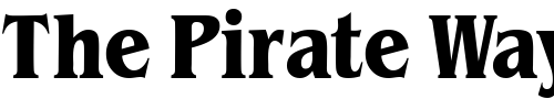 Font : BrintonCondensed Custom Text : The Pirate Way Test your own text here Click to download or to view this font on a tshirt that can be custom printed in Bali