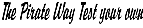 Font : Brisk-D-Thin-Italic Custom Text : The Pirate Way Test your own text here Click to download or to view this font on a tshirt that can be custom printed in Bali