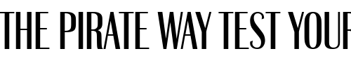 Font : BritannicComDMed Custom Text : The Pirate Way Test your own text here Click to download or to view this font on a tshirt that can be custom printed in Bali